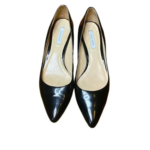 Cole Haan Patent Leather Women's Wedge Pump - Picture 1 of 6